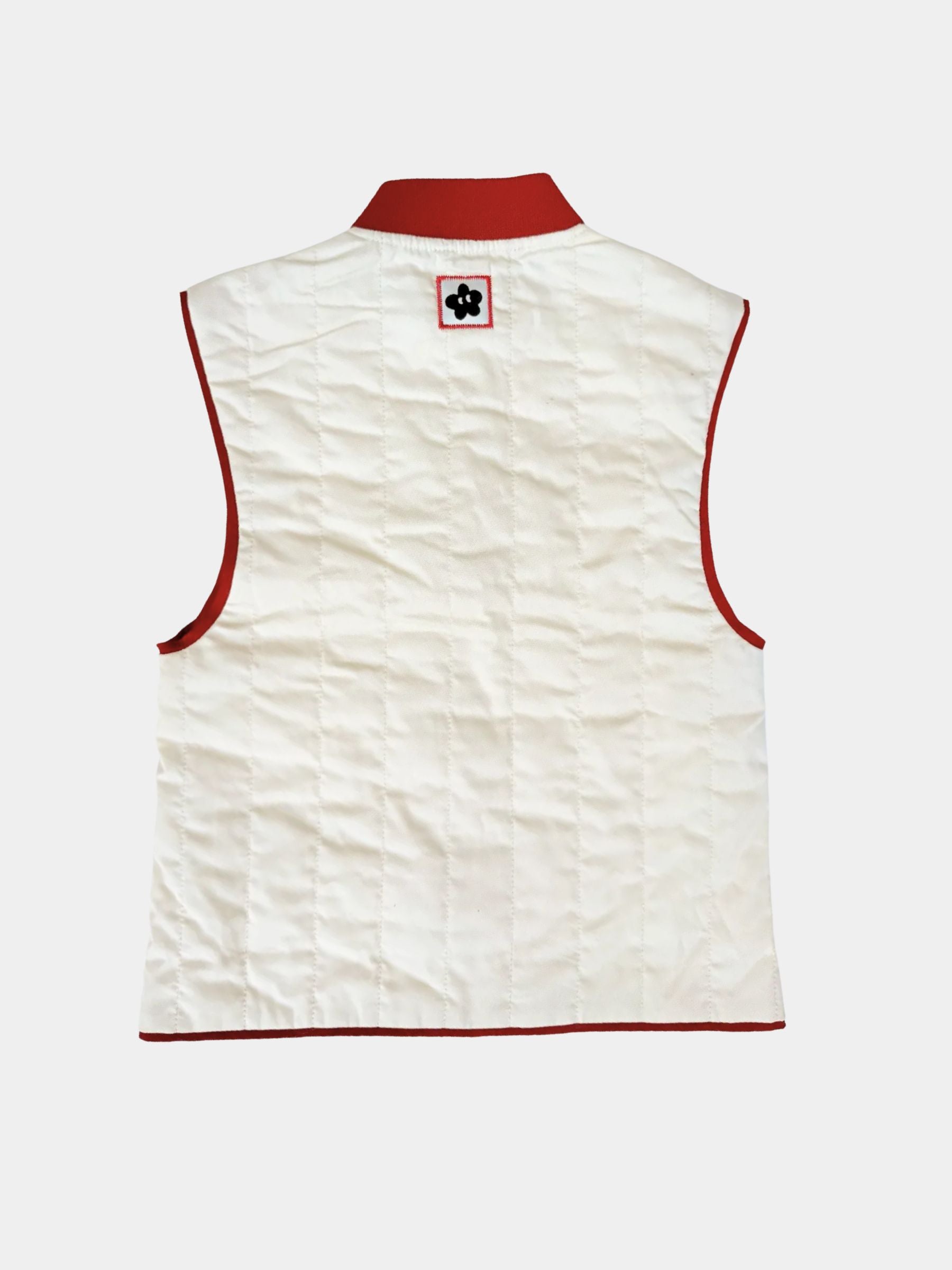 Padded Utility Gilet Cream