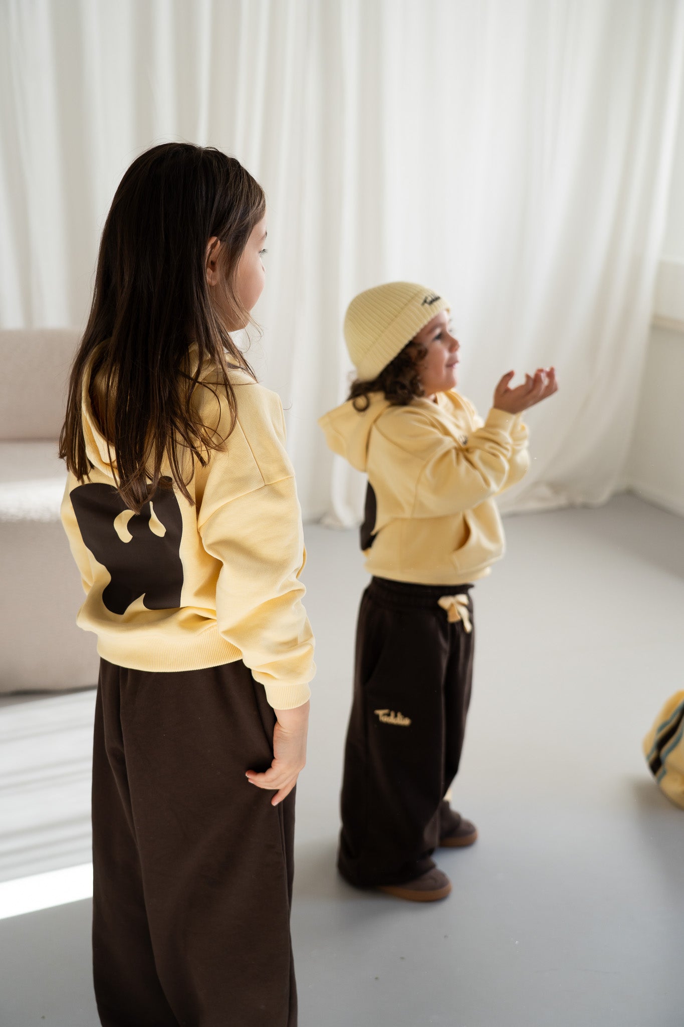 Toddie Unisex Jogger Set (Yellow/Brown)