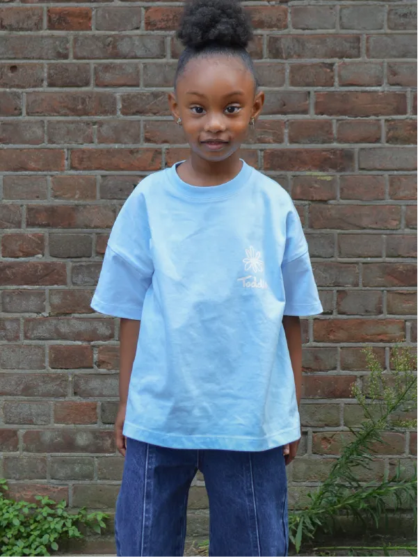 Grown Your Own Way Tee Blue/Cream