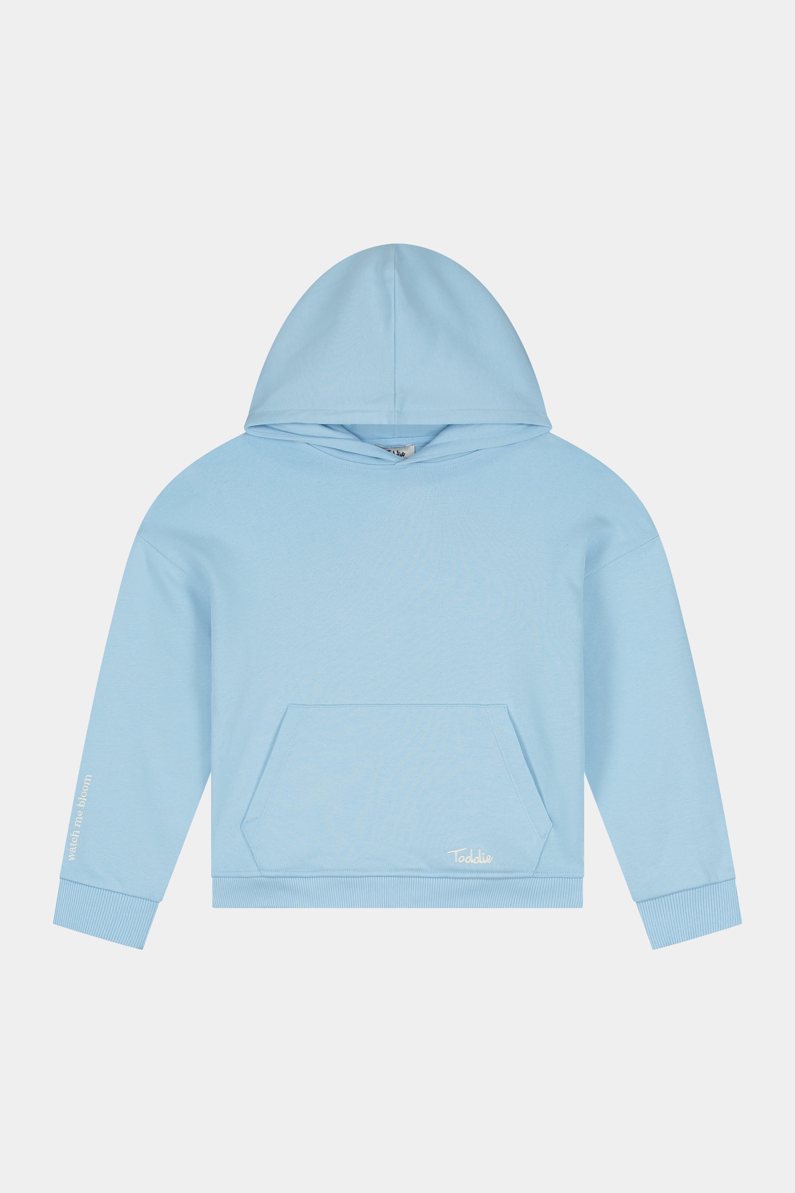 Watch Me Bloom Oversized Hoodie Blue