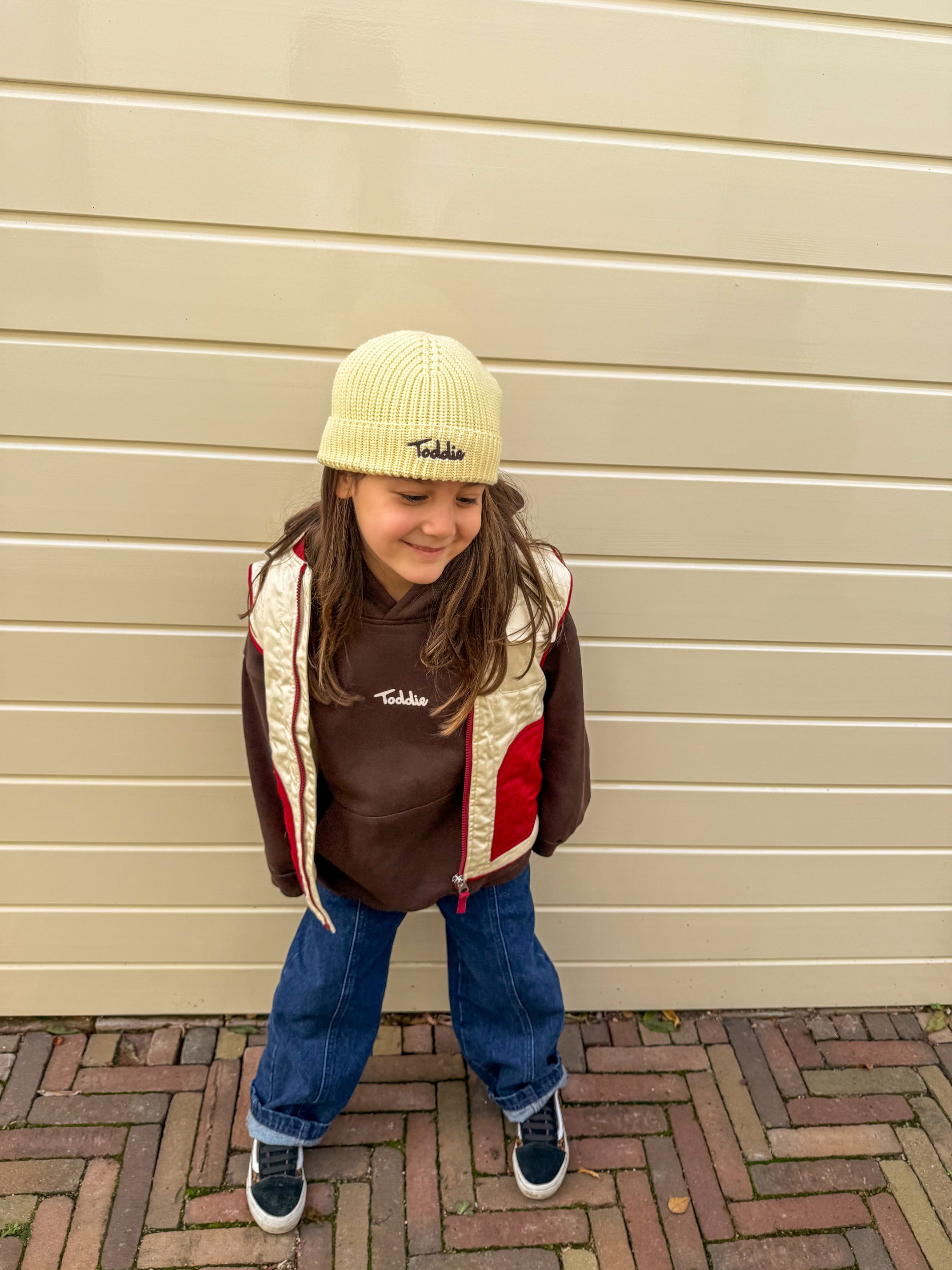 Padded Utility Gilet Cream