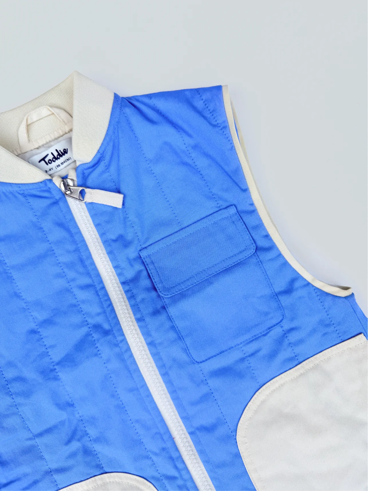 Padded Utility Gilet Blue