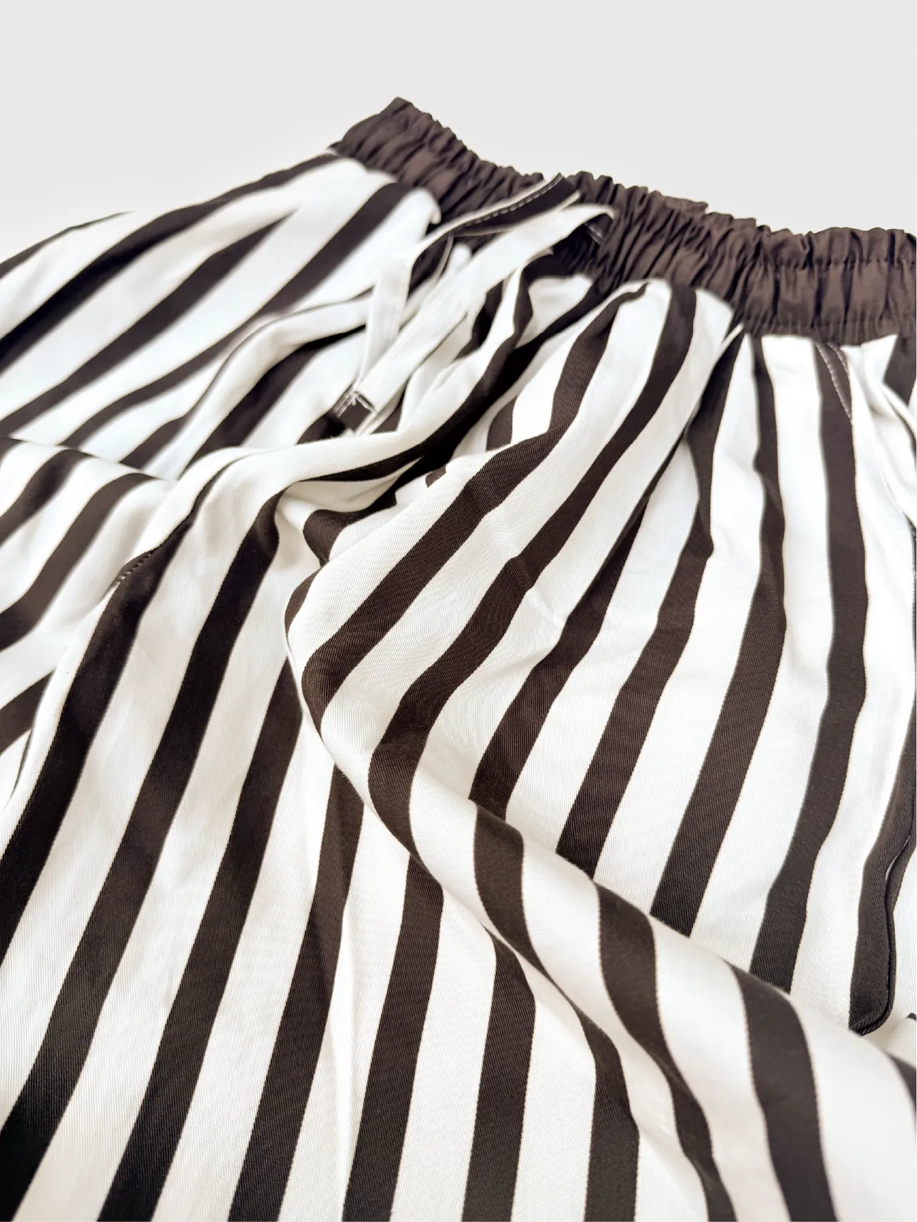 Striped Poplin Pants