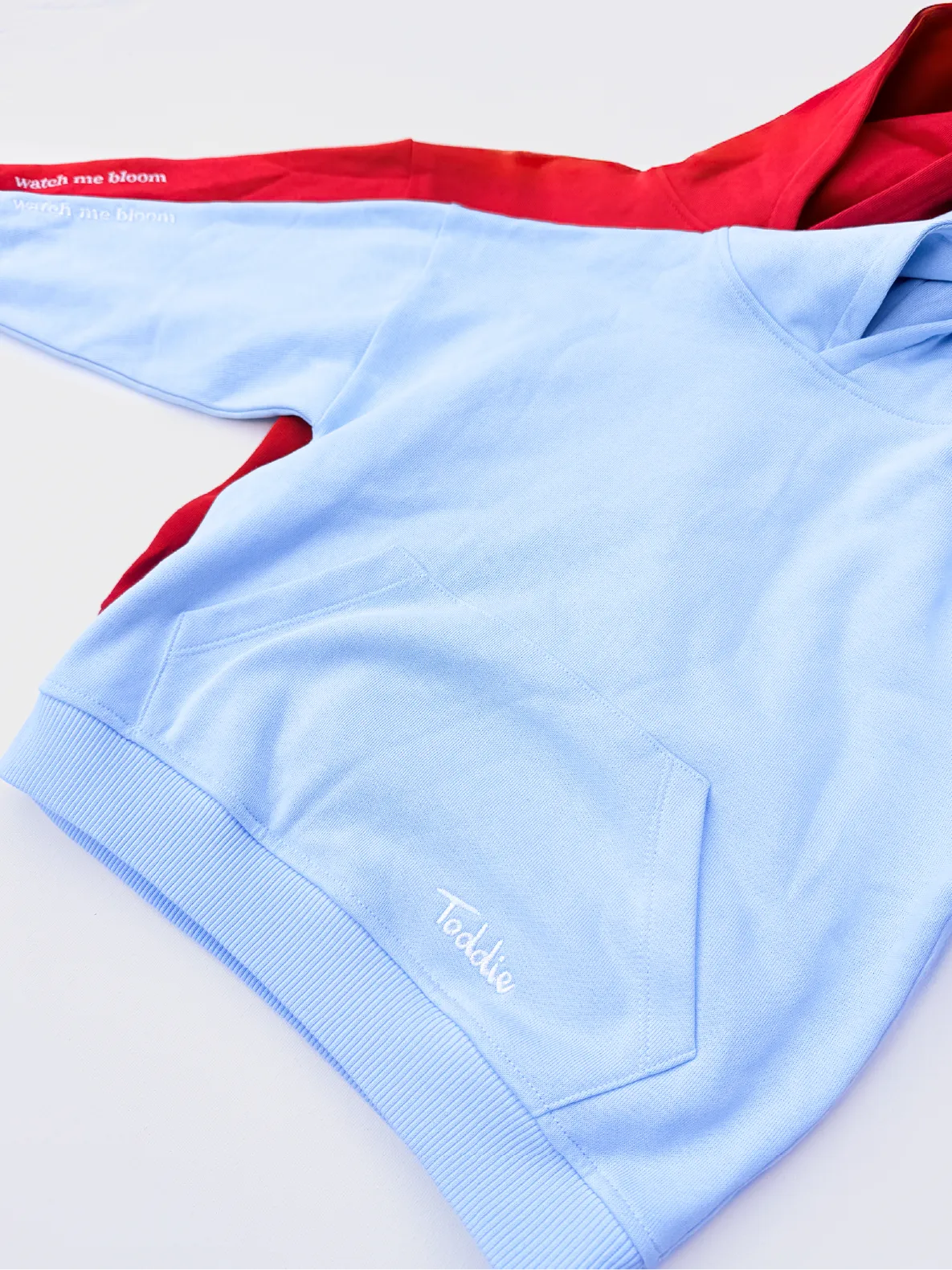 Watch Me Bloom Oversized Hoodie Red