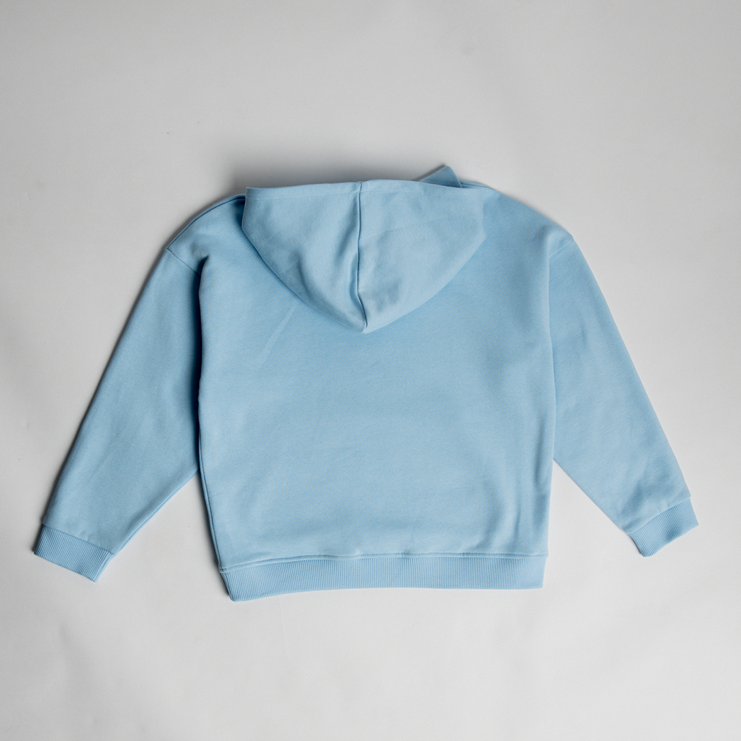 Blue hoodie, Toddie, oversized, Streetwear, Cotton, Unisex, kidswear, streetwear