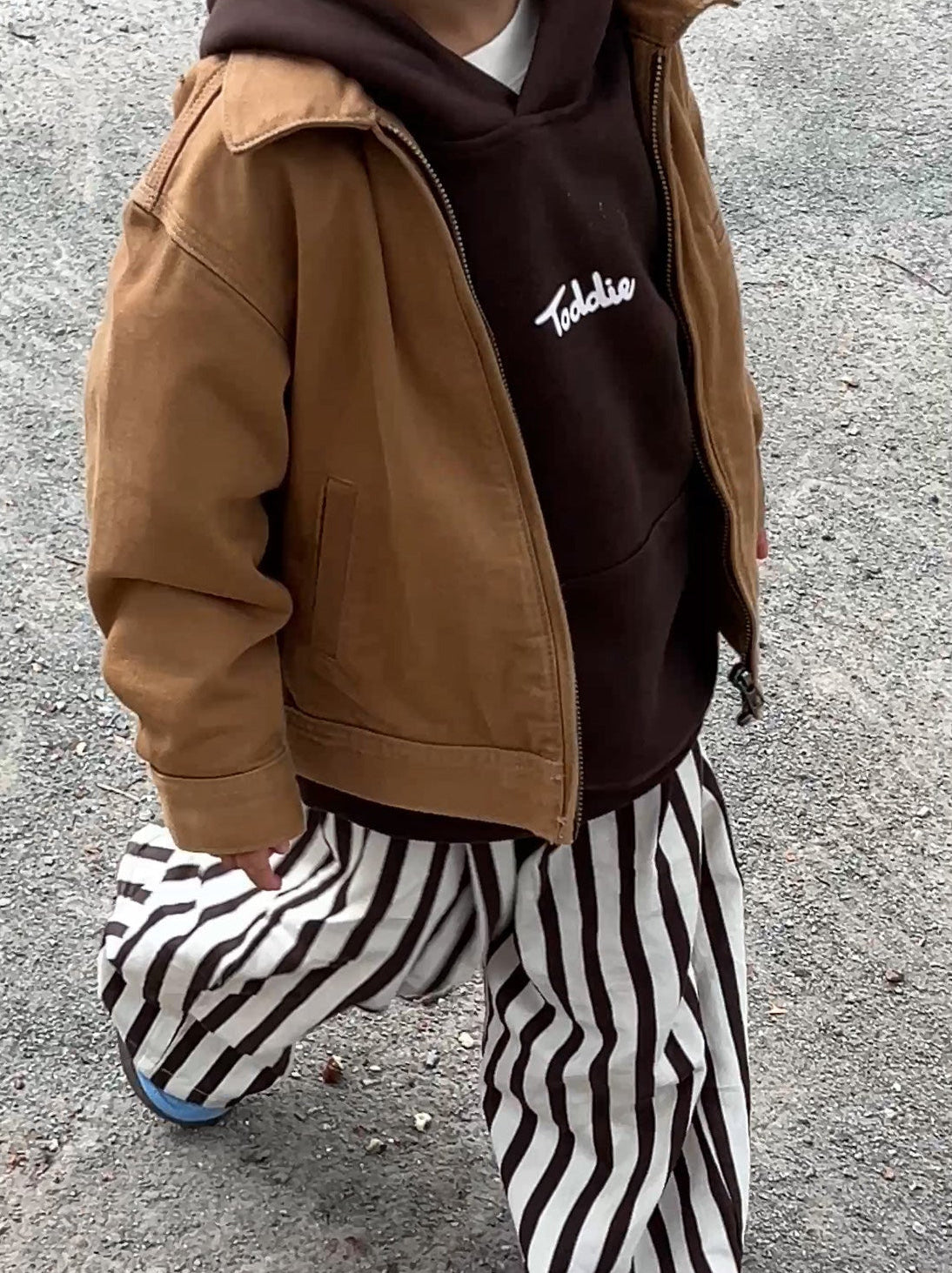 Striped Poplin Pants