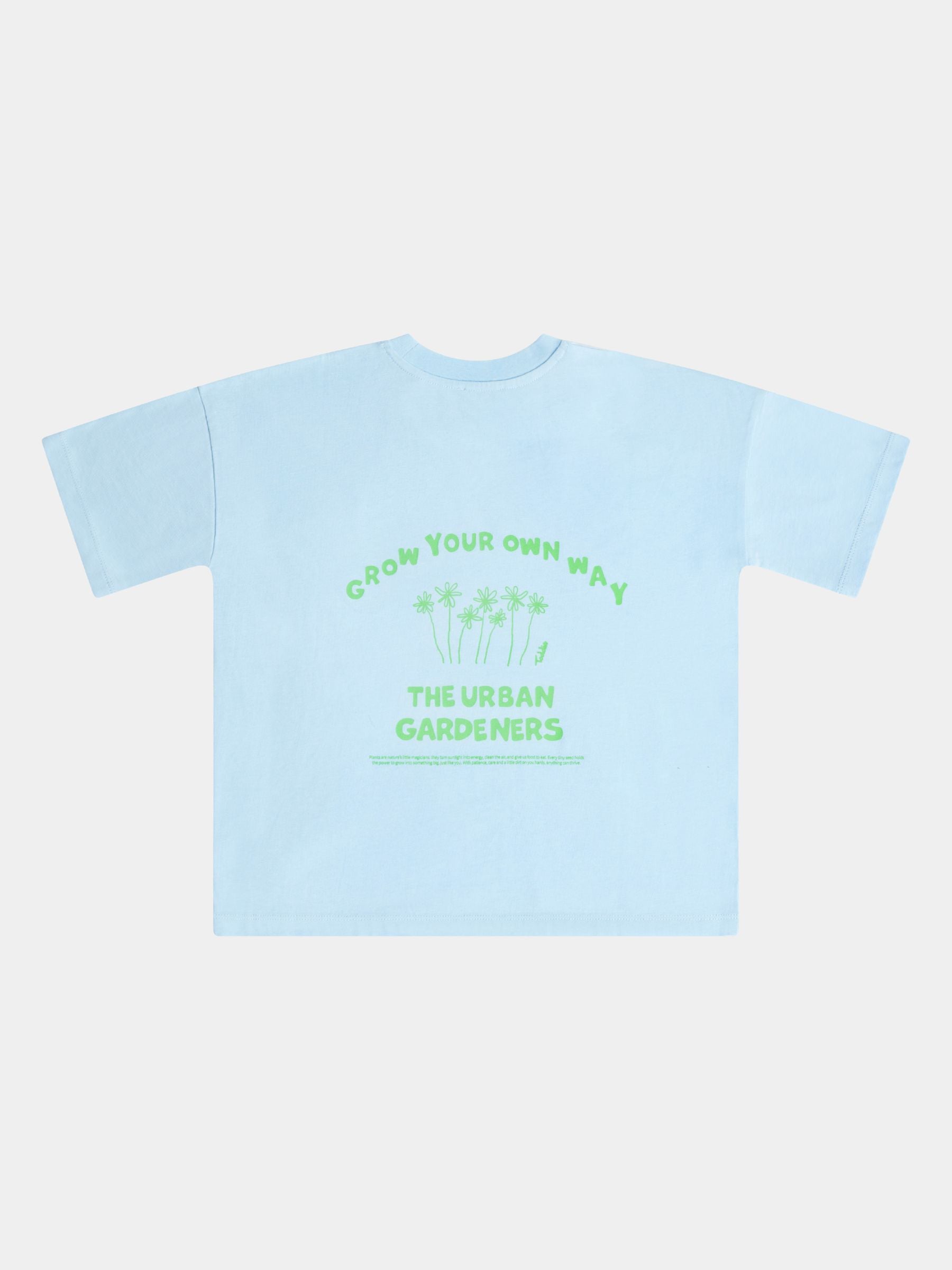 Grow Your Own Way Tee Blue/Green