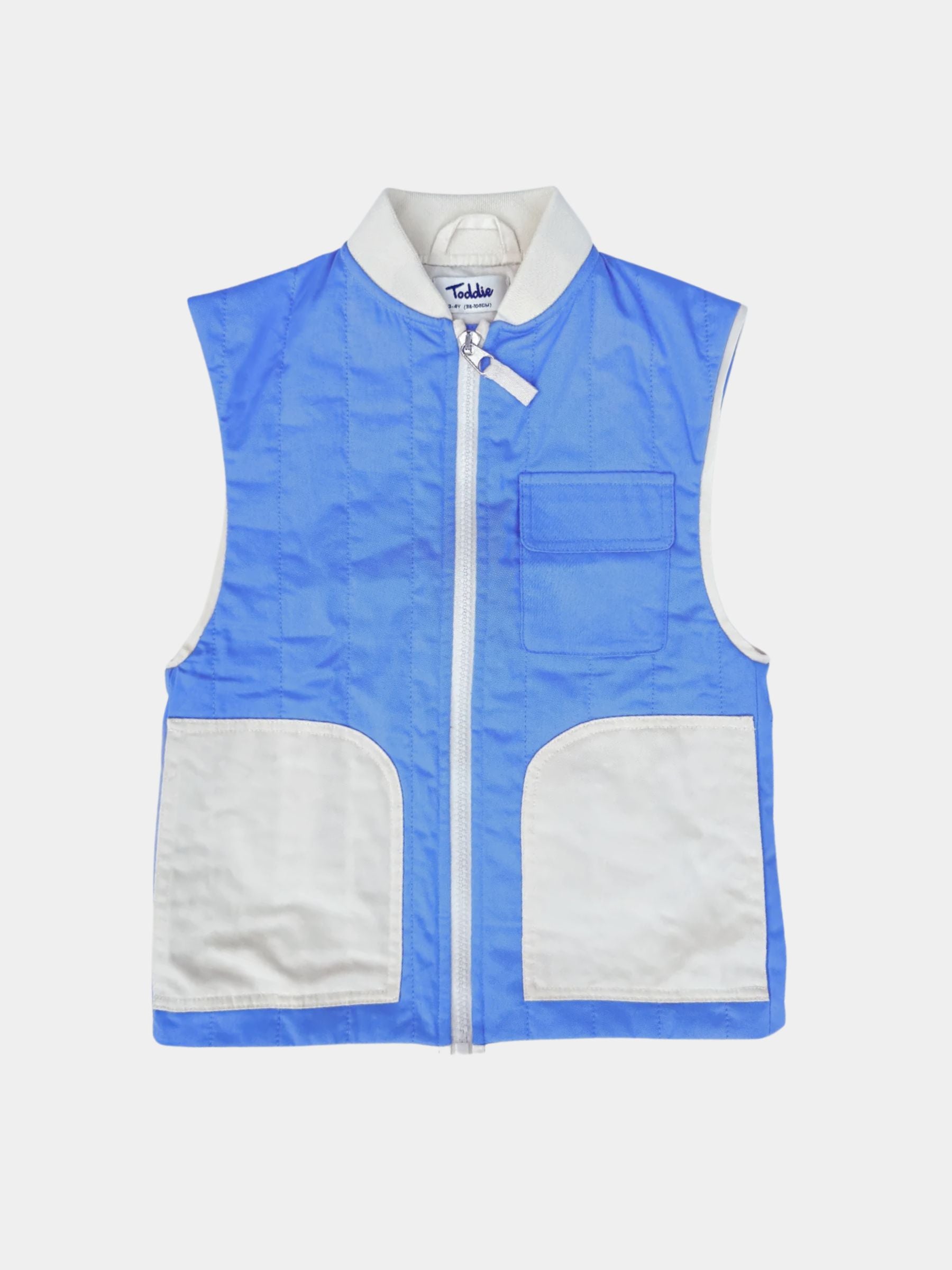 Padded Utility Gilet Blue