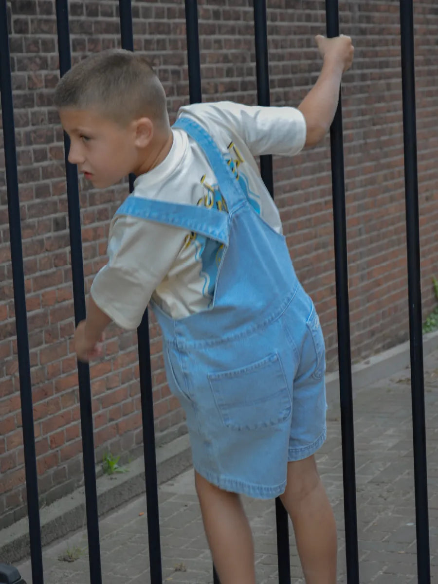 Denim Short Dungaree