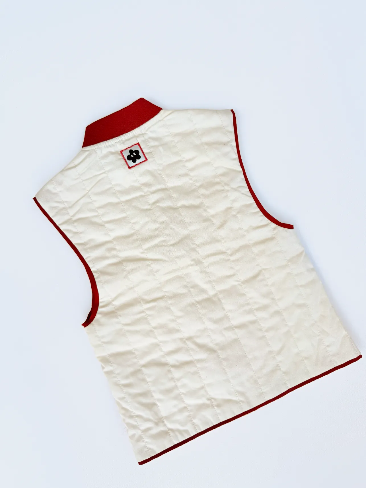 Padded Utility Gilet Cream