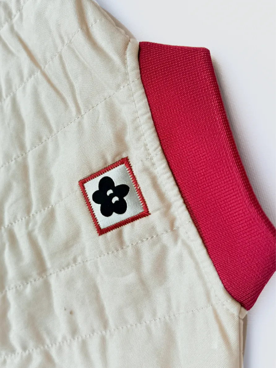 Padded Utility Gilet Cream