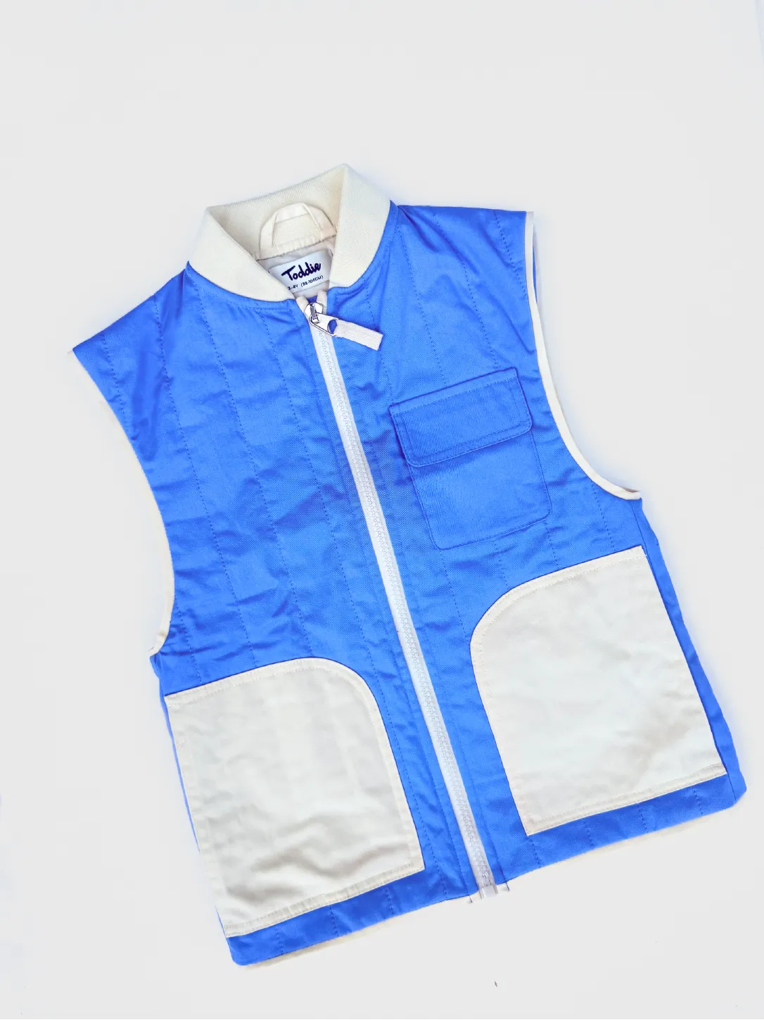 Padded Utility Gilet Blue