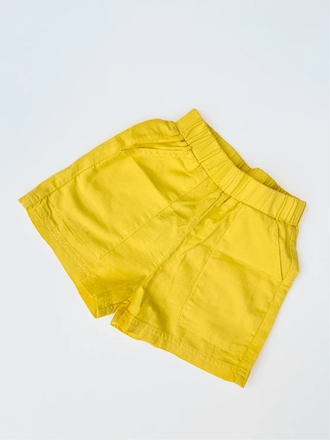 Golden Hour Baggy Short Yellow