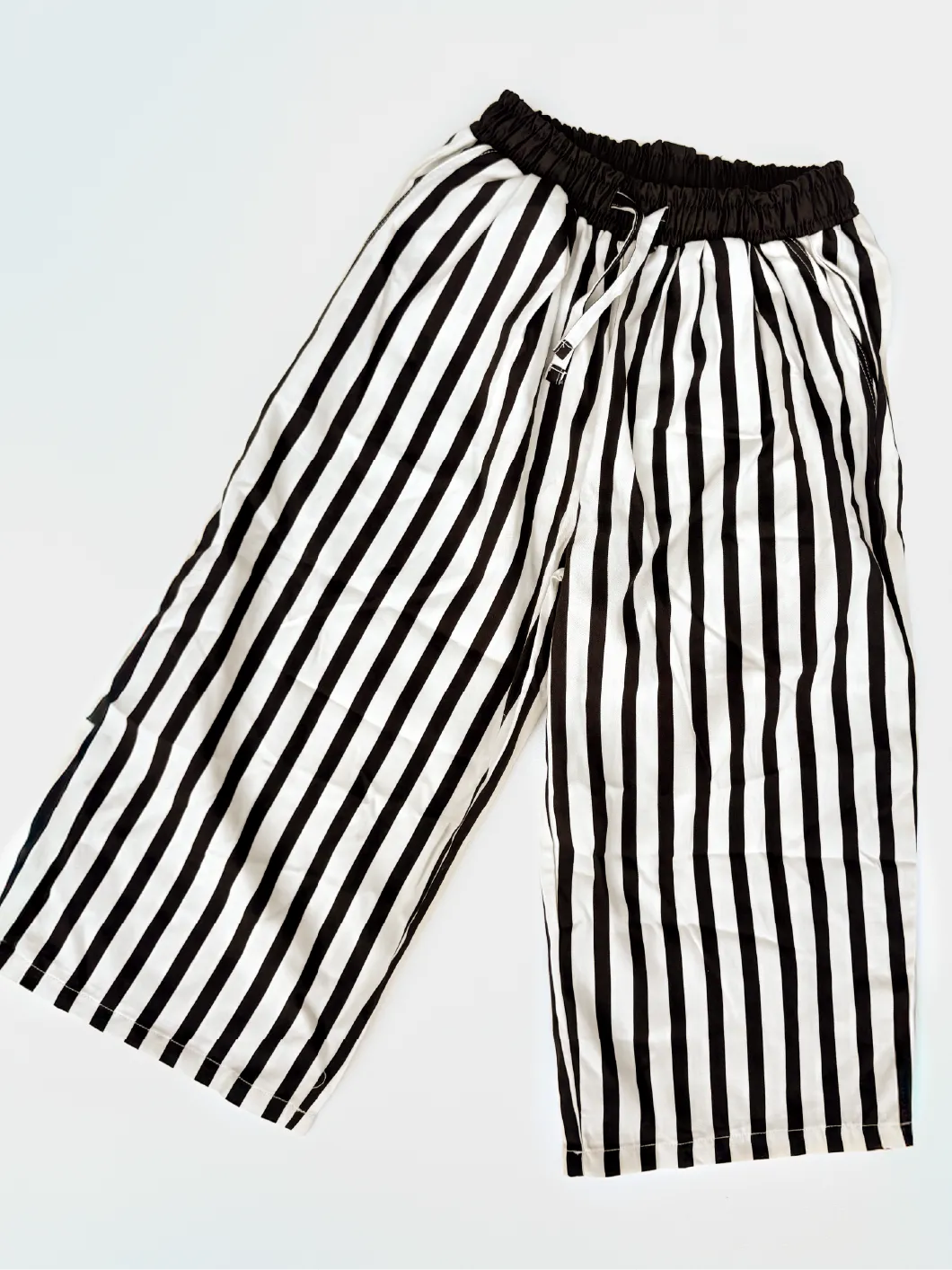 Striped Poplin Pants