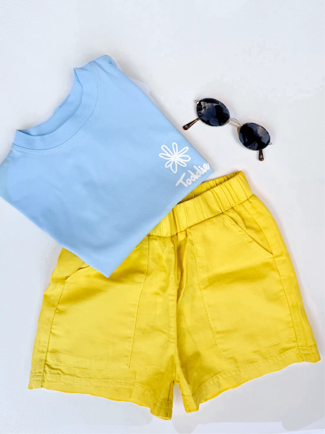 Golden Hour Baggy Short Yellow