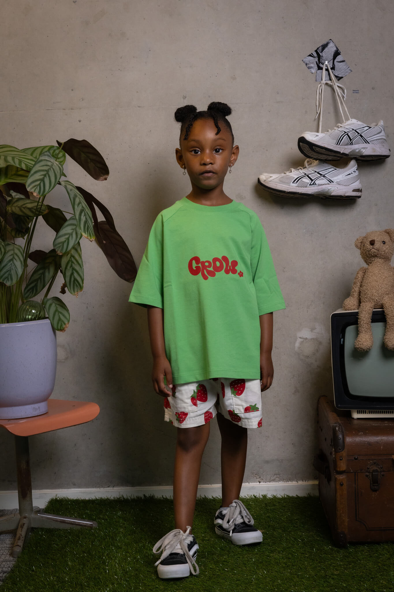 Confident kid rocking the bold, fresh FIT #2 outfit by Toddie, ready to grow and steal the spotlight.